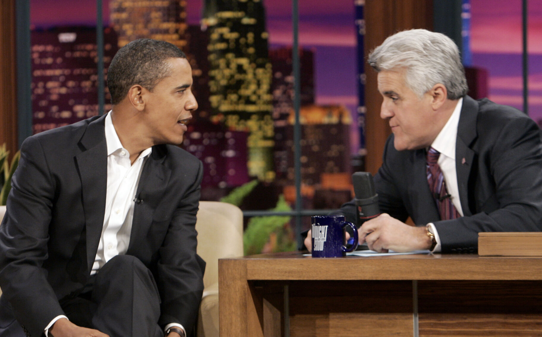 Barack Obama, Jay Leno